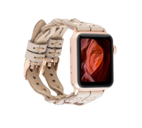 Apple Watch Uyumlu Deri Kordon York Double Tour ERC3 Apple Watch Uyumlu Deri Kordon York Double Tour ERC3