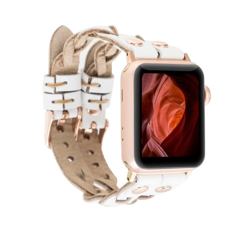 Apple Watch Uyumlu Deri Kordon York Double Tour F3 Apple Watch Uyumlu Deri Kordon York Double Tour F3