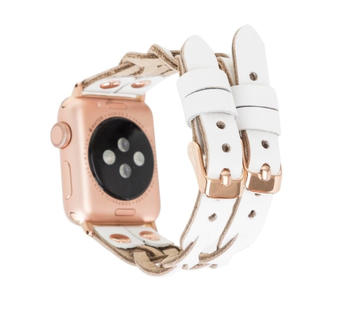 Apple Watch Uyumlu Deri Kordon York Double Tour F3 Apple Watch Uyumlu Deri Kordon York Double Tour F3