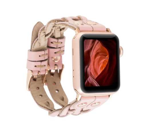 Apple Watch Uyumlu Deri Kordon York Double Tour NU2 Apple Watch Uyumlu Deri Kordon York Double Tour NU2