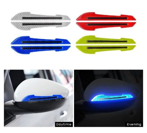 Araba Ayna Çarpma Koruyucu Renkli Reflektif Şerit Araba Ayna Çarpma Koruyucu Renkli Reflektif Şerit