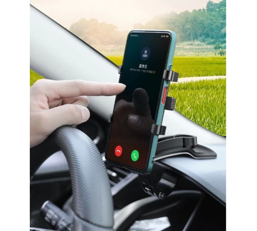 Araba Gösterge Üstüne Takılan 360 Oynar Başlıklı Telefon Tutucu Araba Gösterge Üstüne Takılan 360 Oynar Başlıklı Telefon Tutucu