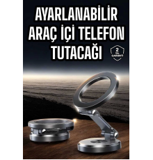 Araç İçi Telefon Tutacağı Manyetik Tasarım Ayarlanabilir