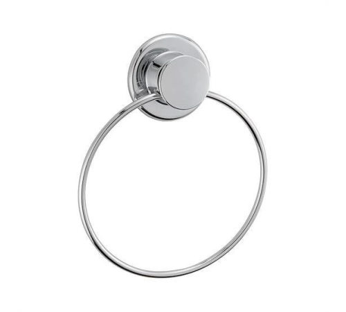 Arkası Yapışkanlı Yuvarlak Metal Havluluk Askısı Aparatı Arkası Yapışkanlı Yuvarlak Metal Havluluk Askısı Aparatı