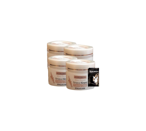 Arnavut Kremi 4x100 ml Cilt Renk Açıcı Masaj Bakım Kremi 1 adet Jel ile Arnavut Kremi 4x100 ml Cilt Renk Açıcı Masaj Bakım Kremi 1 adet Jel ile