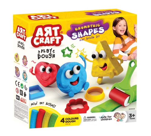 Art Craft Geometrik Şekiller Oyun Hamuru Seti 11 Parça