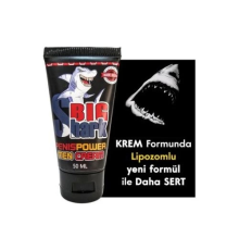 Asimox Bigshark Peniis Power Men Cream 50ML/LIPOZOMLU Formül Ile Daha Sert