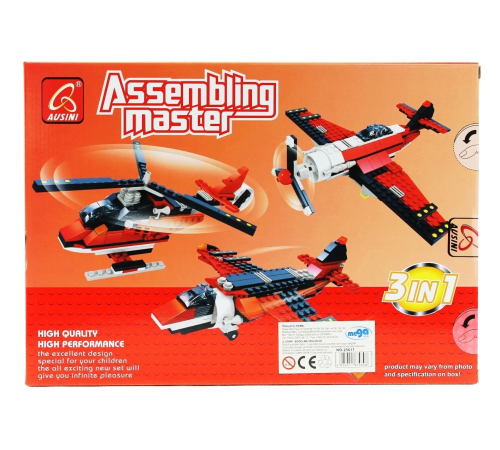 Ausini Assembling Master 3 in 1 265 Parça Hava Araçları Seti Ausini Assembling Master 3 in 1 265 Parça Hava Araçları Seti