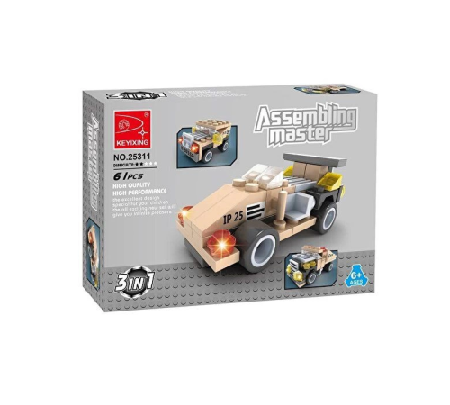 Ausini Assembling Master 3 in 1 61 Parça Arazi Araçları Ausini Assembling Master 3 in 1 61 Parça Arazi Araçları