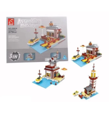 Ausini Assembling Master 573 Parça 3 in 1 İskele ve Deniz Feneri