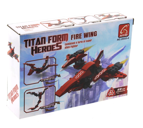 Ausini Titan Uzaylı Savaşçı -4 Fire Wing 69 Parça