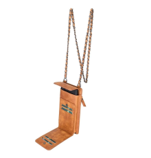 Avjin 6.9 inch Uyumlu Deri Kılıf Cüzdan Askılı TN11 Taba
