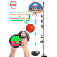 Ayaklı Ayarlanabilir Büyük Boy Basketbol Potası 120cm Portatif Basketbol Pota ve At Tut Oyunu Set