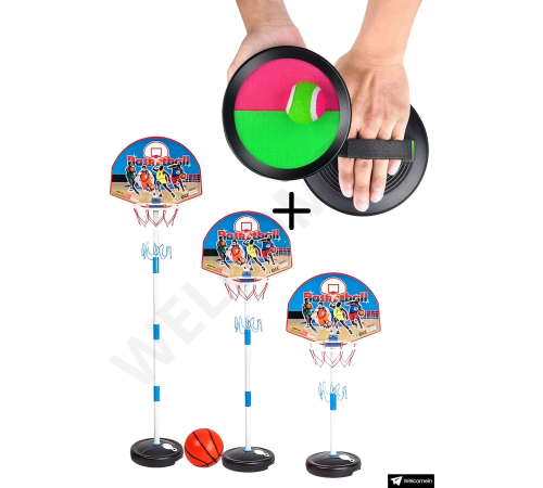 Ayaklı Ayarlanabilir Büyük Boy Basketbol Potası 120cm Portatif Basketbol Pota ve At Tut Oyunu Set Ayaklı Ayarlanabilir Büyük Boy Basketbol Potası 120cm Portatif Basketbol Pota ve At Tut Oyunu Set