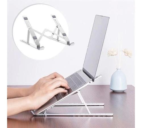 Ayarlanabilir Dizüstü Destek Tabanı Tamamen Katlanabilir Taşınabilir Laptop Yükseltici