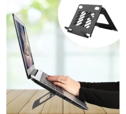 Ayarlanabilir Metal Dizüstü Destek Tabanı Katlanabilir Taşınabilir Laptop Sehpası Standı