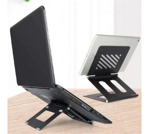 Ayarlanabilir Metal Dizüstü Destek Tabanı Katlanabilir Taşınabilir Laptop Sehpası Standı