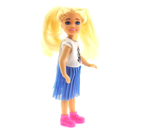 Baonier Mavi Etekli 14 cm Sarışın Tekli Kız Bebek Baonier Mavi Etekli 14 cm Sarışın Tekli Kız Bebek