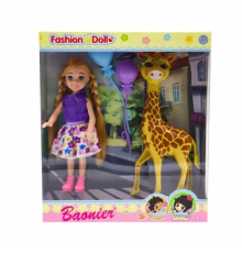 Baonier Zürafalı Mini Kız Bebek