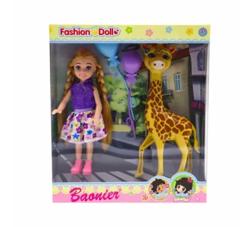 Baonier Zürafalı Mini Kız Bebek