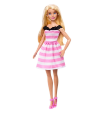 Barbie 65.Yıl Özel Pembe Elbiseli Bebek
