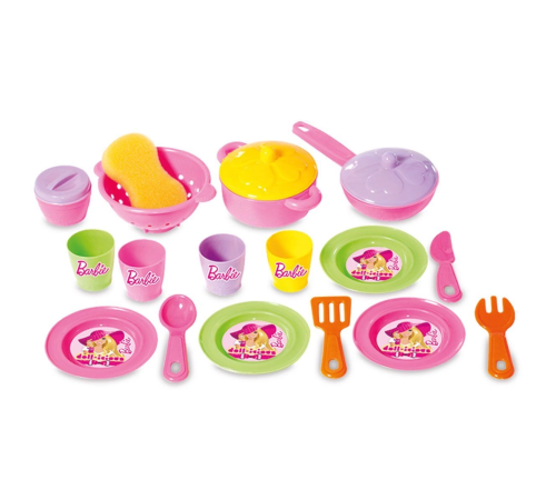 Barbie Bulaşıklık 21 Parça