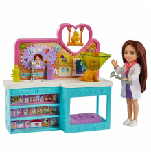 Barbie Chelsea Meslekleri Öğreniyor Veteriner Oyun Seti HGT12