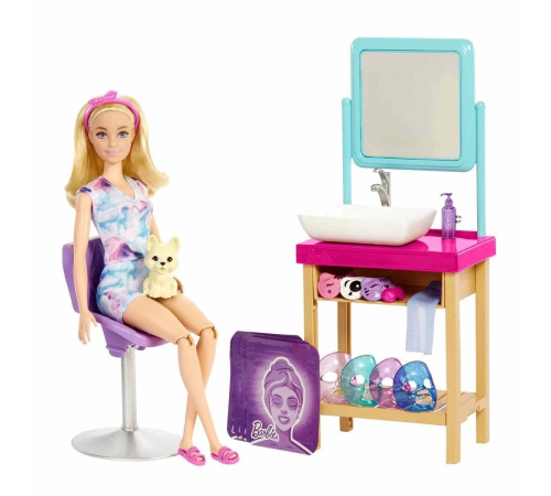 Barbie Işıltı Dolu Spa Günü Oyun Seti HCM82