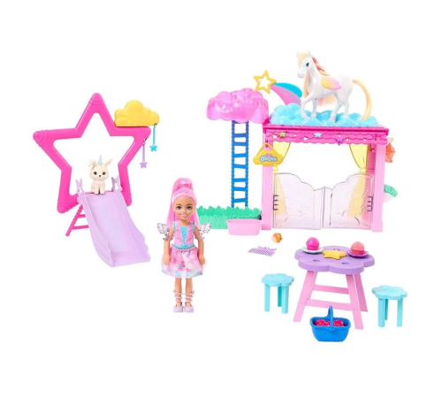 Barbie A Touch Of Magic Chelsea ve Pegasus Oyun Seti HNT67 Barbie A Touch Of Magic Chelsea ve Pegasus Oyun Seti HNT67