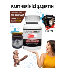 Baron Macun + Dr.Maxman Sertleştiricili Geciktiricili Büyütücülü Etkili Erkek Performans Arttırıcılı Set