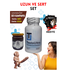 Baron Macun TestoUltra Sertleştiricili Geciktiricili Büyütücülü Etkili Erkek Performans Arttırıcılı Set