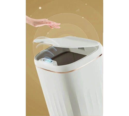 Akıllı Teknolojik Çöp Kutusu UV Işıklı Otomatik Aç Kapat Sensörlü Mutfak Banyo Ev 20L