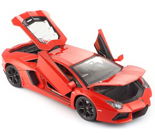 Bburago 1:18 Lamborghini Aventador LP700-4 Turuncu Model Araba