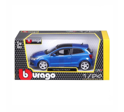 Bburago 1:24 Volkswagen Polo GTI Mark 5 Model Araba - S00021059