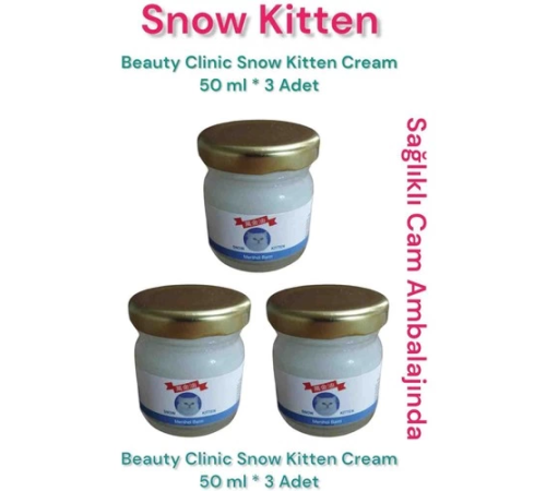 Beauty Clinic Snow Kitten Krem 3 Adet 50 gr