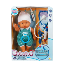 Bebelou Doktor Zamanı Sesli Bebek