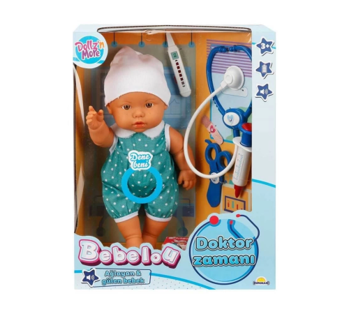 Bebelou Doktor Zamanı Sesli Bebek Bebelou Doktor Zamanı Sesli Bebek
