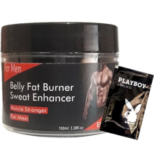 Belly Fat Burner Sweat Enhancer Erkeklere Özel Yağlara Parçalayıcı Kas Şekillendirme Kremi + 1 Hediy.e Jel VIPVIP2-2:0126