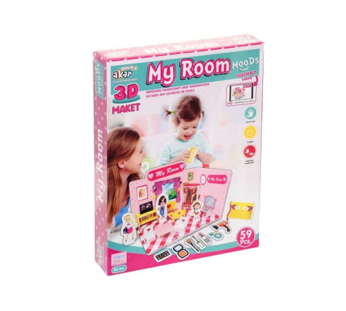 Benim Odam Maket 3 Boyutlu Puzzle