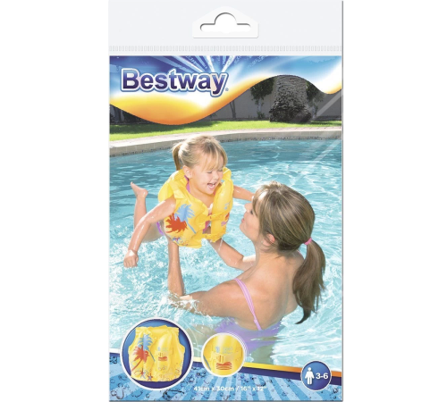 Bestway 32069 Tropikal Desenli Can Yeleği - BW32069 Bestway 32069 Tropikal Desenli Can Yeleği - BW32069