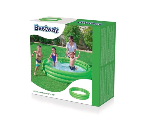 Bestway 51027 Üç Halkalı Renkli Şişme Havuz 183 X 33cm