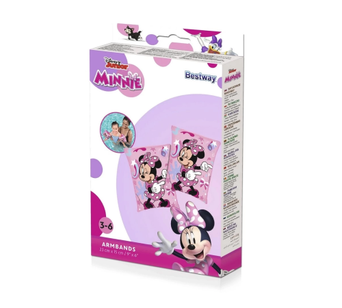 Bestway Minnie 25cm Çocuk Kolluk - BW91038 Bestway Minnie 25cm Çocuk Kolluk - BW91038