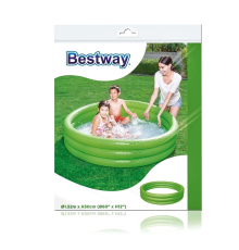 Bestway Renkli Şişme Çocuk Havuzu 152x30cm - BW51026 - Stokta Olan Renk Gönderilir