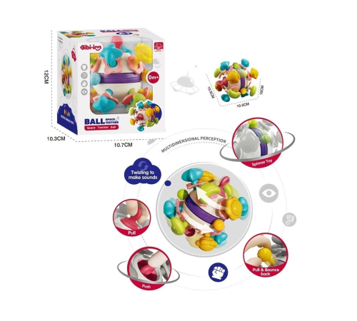 BIB6034-Vardem 6 in 1 Diş Kaşıyıcılı Bebek Topu BIB6034-Vardem 6 in 1 Diş Kaşıyıcılı Bebek Topu