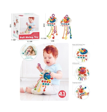 BIB68859-Vardem Duyusal Montessori Oyuncaklar  Toplu-Çekme İpli