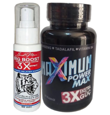 Bigboost 50 ml Erkeğe Özel Krem + Yanında 1 Kutu Black Power Max 30'lu
