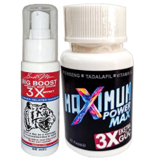 Bigboost 50 ml Erkeğe Özel Krem + Yanında 1 Kutu White Power Max 30'lu