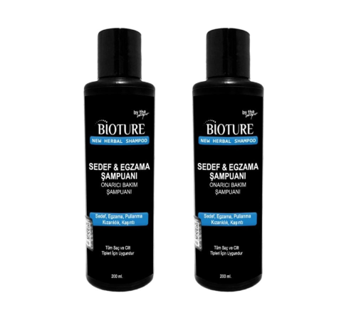 Bioture Egzema& Döküntülerini Hızlı Onaran Saç Bakım Şampuanı 200 ml x 1 ad