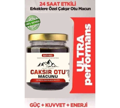 Ginseng, Maca Extract, Tongkat Alı, Çakşır Otu, Panax, Bitkisel Karışımlı Macun 240 gr Ginseng, Maca Extract, Tongkat Alı, Çakşır Otu, Panax, Bitkisel Karışımlı Macun 240 gr