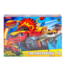 BL0048 Blaze Monster Machines 100 Parça Puzzle